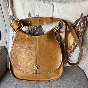 Vintage Coach Crescent Shoulder Bag NYC